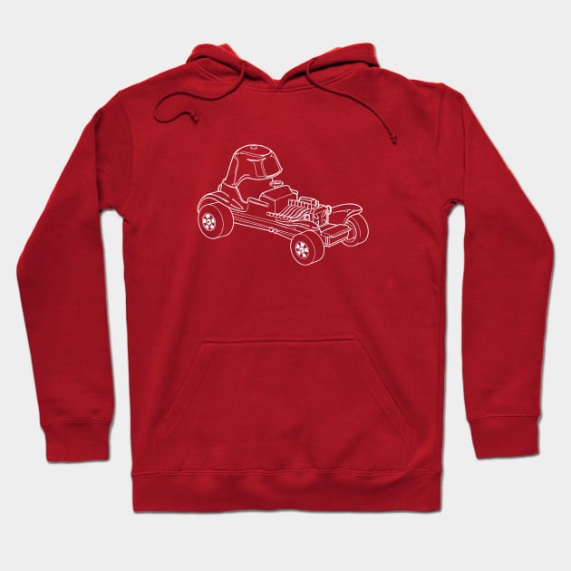 Hot Wheel Red Baron Hoodie by Wyld Bore Creative